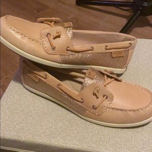 Sparkly Sperry shoes!